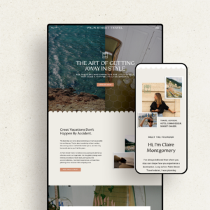 Palm Street Showit Website Template